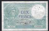 France / Frankreich 10 Francs Minerve E.83522 -