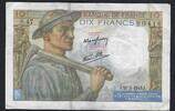 France / Frankreich 10 Francs Mineur S.47 -
