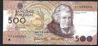 Portugal 500 Escudos Banco De Portugal -