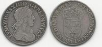 France / Frankreich / Lyon 1/4 Ecu Louis XIII (1610 - 1643) -