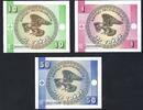 Kirghizistan / Kyrgystan 1 + 10 + 50 Tyiyn Kyrgyz Bank -
