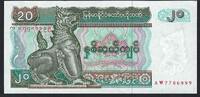 Birmanie / Myanmar 20 Kyat 1994 Central Bank of Myanmar P.NEUF 1,00 EUR prix TTC + 8,00 EUR frais d'envoi