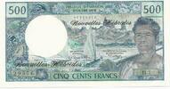 Nouvelles-Hébrides / New Hebrides 500 Francs Institut d'émission d'Outre Mer B.1 -