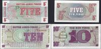 Royaume Uni / Great Britain / Großbritannien 5 + 10 New Pence British Armed Forces Série 6 -