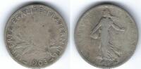 France / Frankreich 1 Franc Semeuse -