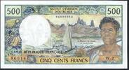Tahiti / Papeete 500 Francs Institut d'émission d'Outre-Mer W.2 -