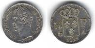 France / Frankreich / Paris 1/4 Franc 1829 A Charles X SS 55,00 EUR prix TTC + 8,00 EUR frais d'envoi