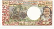 Papeete / Tahiti 1000 Francs Institut d'émission d'Outre-Mer X.8 -