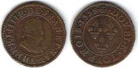 France / Frankreich / Paris Double Tournois Henri IV (1589 - 1610) -