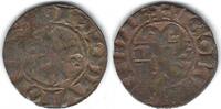 France / Frankreich / Bourgogne Denier Hugues V -