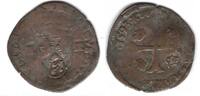 France / Frankreich 15 Deniers contremarqué Louis XIII (1610 - 1643) -