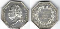 Numismatique de l'Industrie Papier Marais Ste Marie Laplanche et St Denis  1828 jeton octogonal en argent SUP