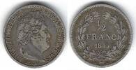 France / Frankreich / Lille 1/2 Franc Louis Philippe Ier -