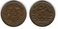 Suisse / Switzerland / Schweitz 2 Rappen Helvetia -