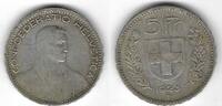 Suisse / Switzerland / Schweitz 5 Francs Helvetia -
