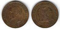 France / Frankreich / Strasbourg / Straßburg 10 Centimes Napoléon III tête laurée -
