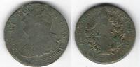 France / Frankreich / Strasbourg / Straßburg 2 Sols Constitution Louis XVI type français -