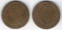France / Frankreich / Strasbourg / Straßburg 2 Sols Constitution Louis XVI type français -