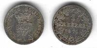 Baviere / Bayern / Bavaria 1 Kreuzer Louis II -