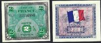 France / Frankreich 2 Francs Drapeau sans série -