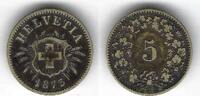 Suisse / Switzerland / Schweitz 5 Rappen Helvetia -