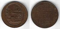 Monneron de 5 Sols 1792 France / Frankreich Constitution SS (Randfehler)