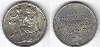 Suisse / Switzerland / Schweitz 5 Francs Bundesverfassung -