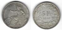 Suisse / Switzerland / Schweitz 5 Francs Helvetia assise -