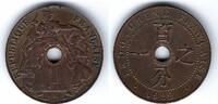 Indochine / Indochina 1 Cent Indochine Française -