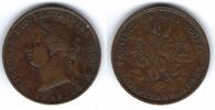 Canada / Nouvelle Ecosse 1/2 Penny Queen Victoria -