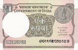   Republic of India 1 Rupee Banknote (2015&ndash;2019 Series)  1,73 EUR  + 34,55 EUR frais d'envoi