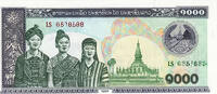   Lao People's Democratic Republic 1000 Kip banknote (1998 series)  1,73 EUR  + 34,55 EUR frais d'envoi