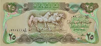   Republic of Iraq 25 Dinar banknote (1981&ndash;1982, Hijri Calendar 1401&ndash;140... 0,86 EUR  + 34,55 EUR frais d'envoi