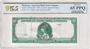   1929 Malaysia / American Company 10 Units Specimen PCGS 65 PPQ Graded ... 127,82 EUR  + 38,86 EUR frais d'envoi