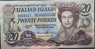 Falkland Islands Government 20 pound note (2011) -