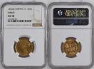 AUSTRALIA 1SOV 1872M NGC AU 58 944,78 EUR  + 42,94 EUR frais d'envoi
