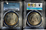 American Morgan Dollar Silver Coin 1883 o MS-63 PCGS -