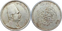 Egypt AH1341 (1923) 20 Piastre Silver Coin, King Fuad I -
