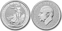 2026 UK 1/4 oz Silver Coin Britannia .999 Pure Silver 50 Pence Goldsilverjapan -
