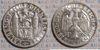 Weimar 3 Mark 1928-D Dinkelsbühl Millenium Stgl. fein, fast perfekt, Pra... 795,00 EUR  + 14,00 EUR frais d'envoi