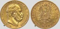 Kaiserreich, Preussen 10 RM Gold Emperor Wilhelm I -