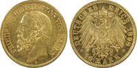 Kaiserreich Baden 10 Mark Gold Grosherzog Friedrich -