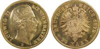 Kaiserreich Bayern 20 Mark Gold King Ludwig II -