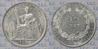Indochina (Vietnam) 20 centimes / Titre 0,680 Currency Coin -