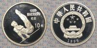 China 10 Yuan XXVI Oylmpiad in Atlanta - Horizontal bar gymnast -