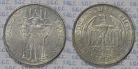 Weimarer Republik 3 RM 1000 Years Meissen -