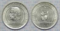 Weimarer Republik 3 RM 10th Anniv. of Weimar Constitution -