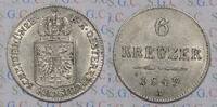 Österreich 6 Kreuzer K.K. Divisional coin -