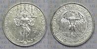Weimarer Republik 3 RM 1000 Years Meissen -
