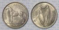 Irland 2/6 (Halfcrown) Hunting horse -